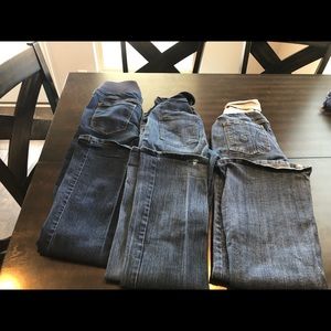 Maternity jeans lot size SMALL 3 pair